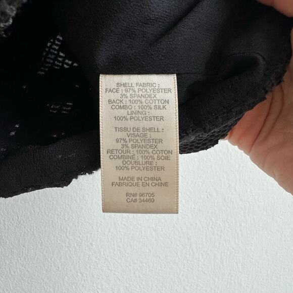 Rebecca Taylor Sleeveless Floral Motif Cut Out Crop Top - 2 - Picture 4 of 6